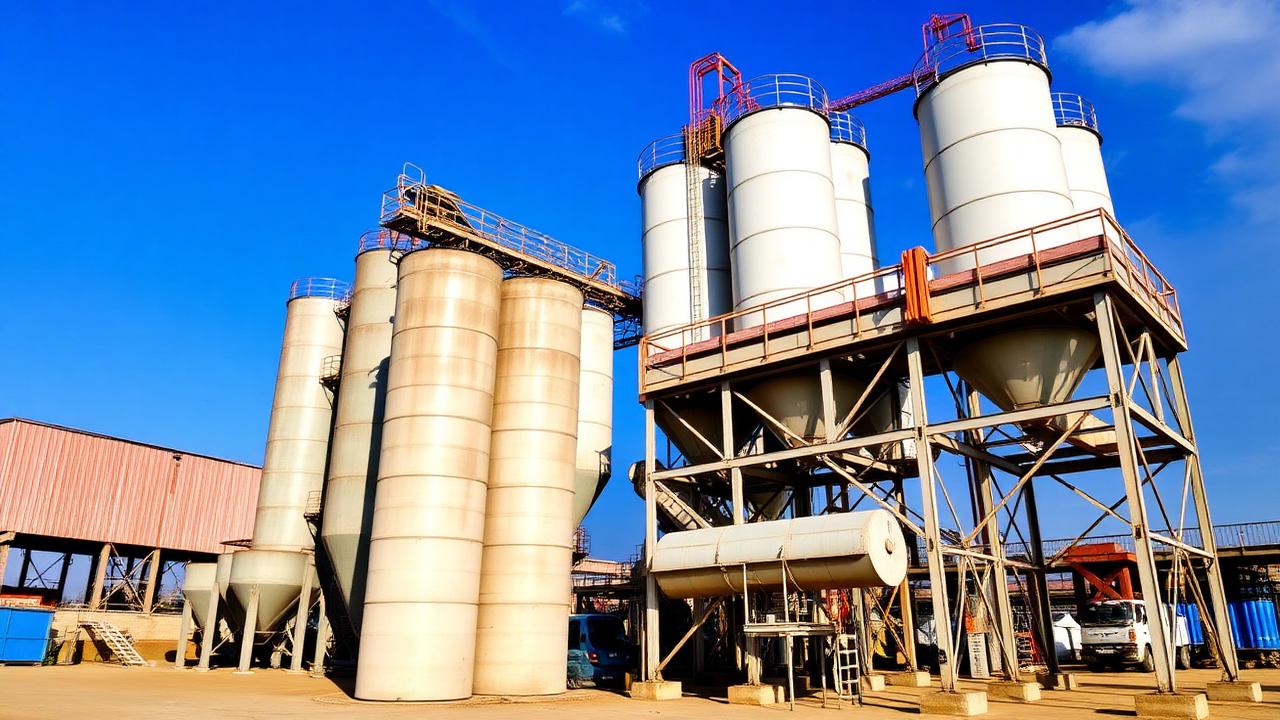 Batching plant beton readymix PT Jaya Santrikon di Lubuk Alung Padang Pariaman
